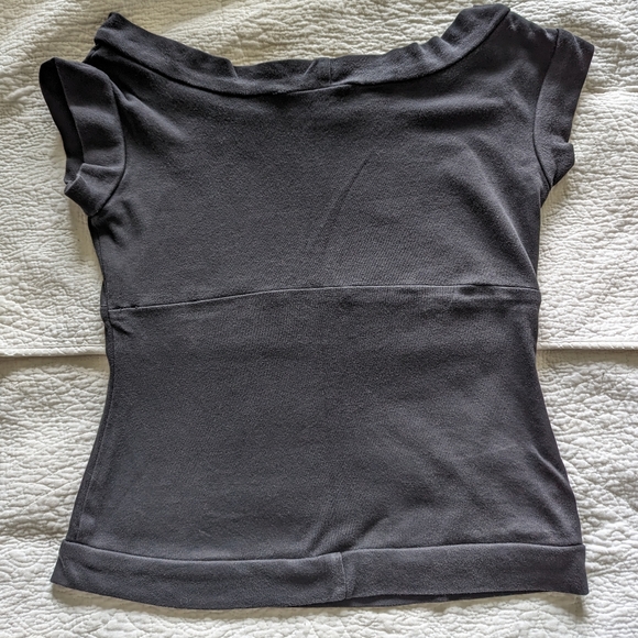 Rollie Beautyfield Boat Neck Top 🖤 USED CONDITION - Picture 3 of 7